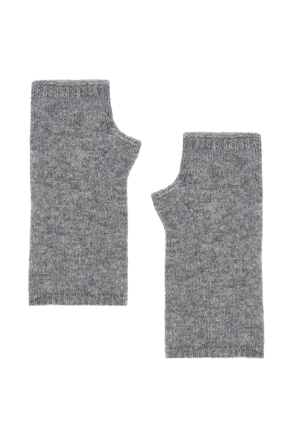 Jenni Kayne Fingerless Cashmere Gloves In Grey