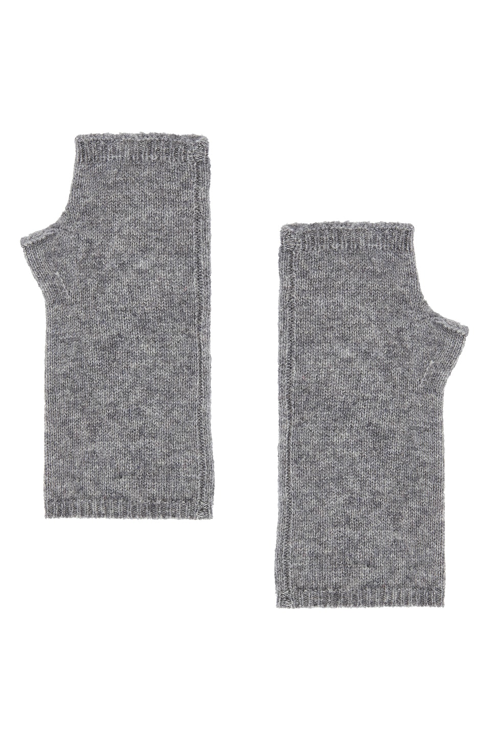 Jenni Kayne Fingerless Cashmere Gloves In Grey