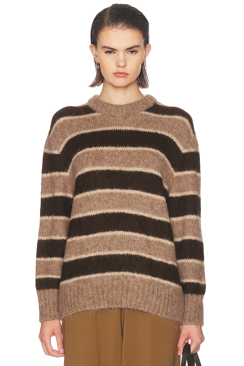 Jenni Kayne Teddy Crewneck Sweater In Multi