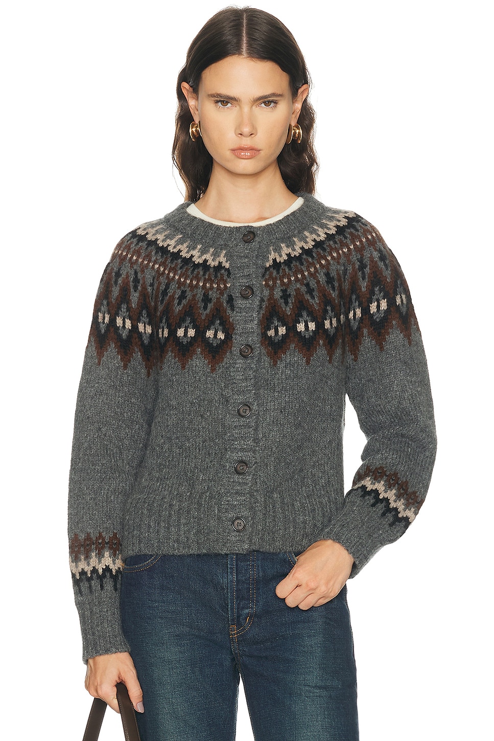 Jenni Kayne Thatcher Crewneck Cardigan