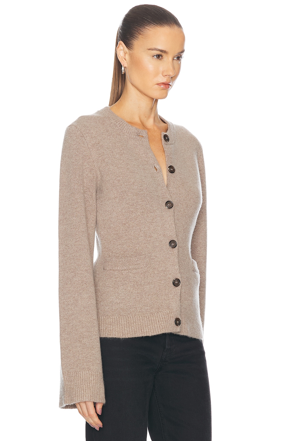 Shop Jenni Kayne Cooper Cardigan In Taupe