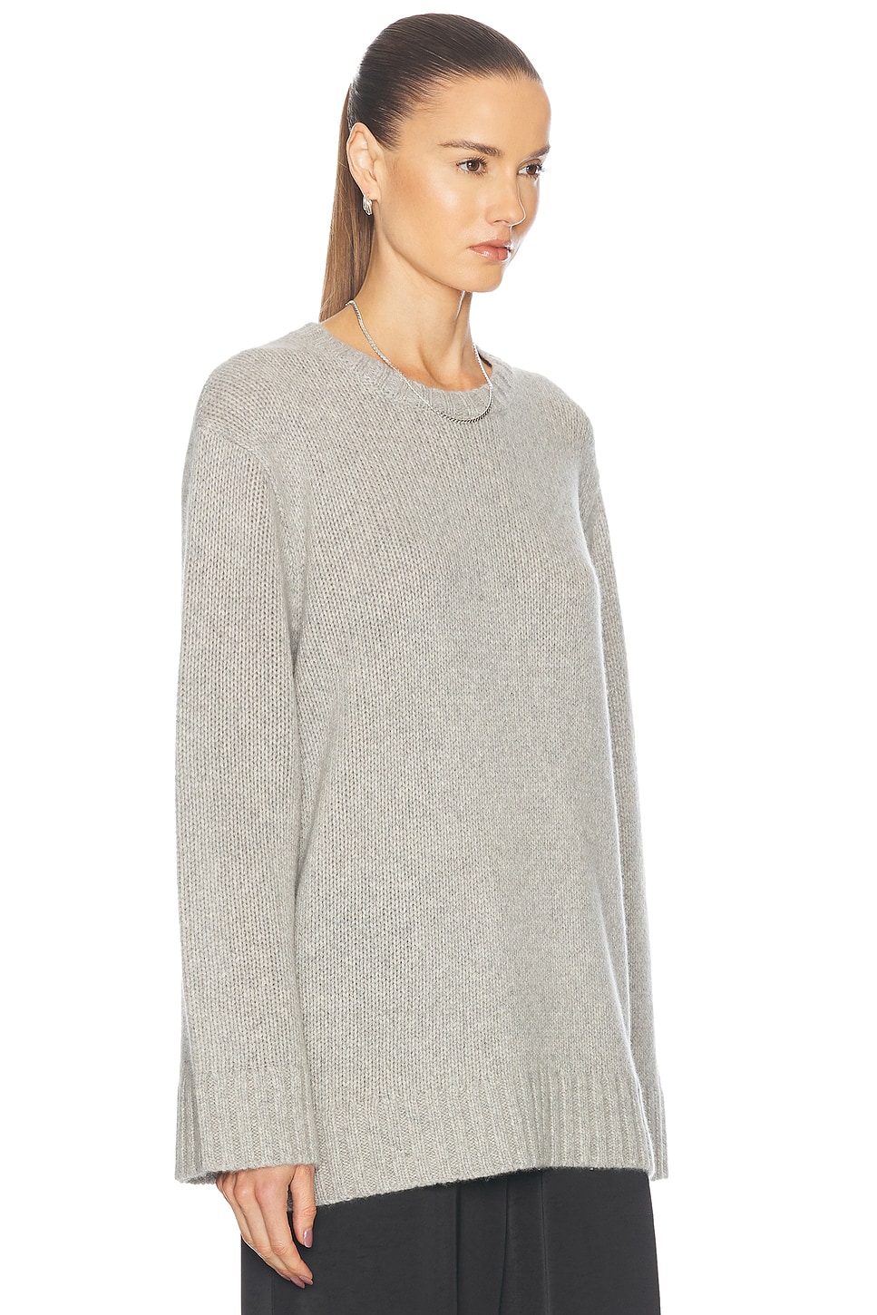 JENNI KAYNE CASHMERE AMELIA CREWNECK SWEATER 