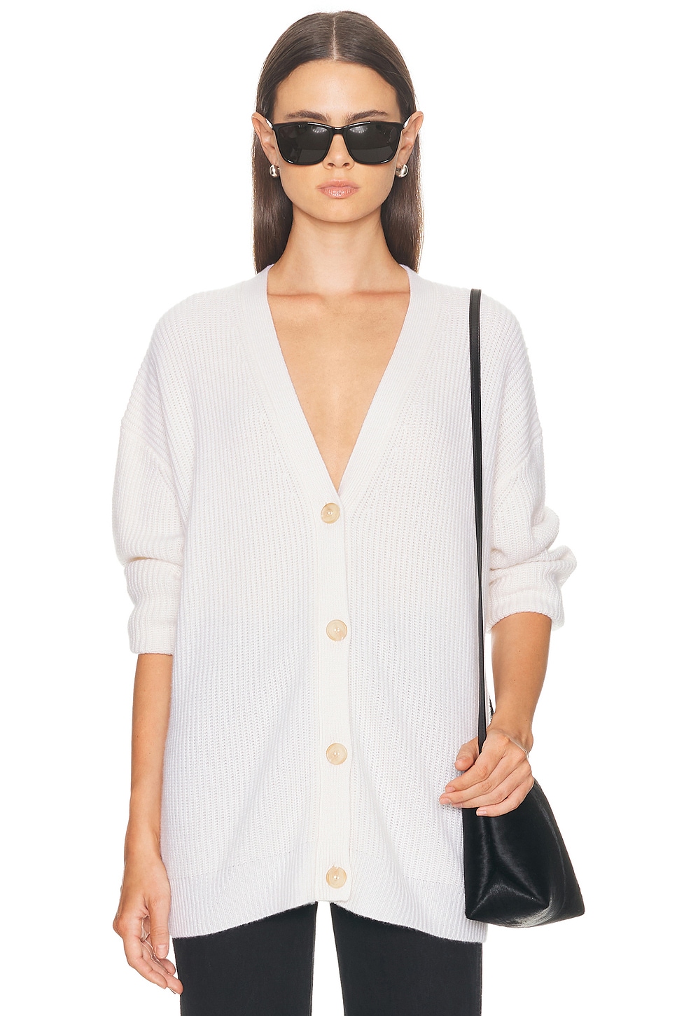 Image 1 of Jenni Kayne Cashmere Cocoon Cardigan in Ivory