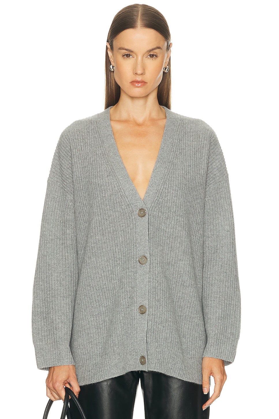 Jenni Kayne Cashmere Cocoon Cardigan In Gray