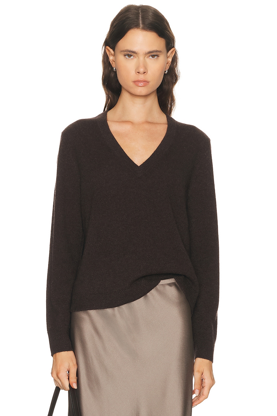 Image 1 of Jenni Kayne Flynn Cashmere Sweater in Espresso