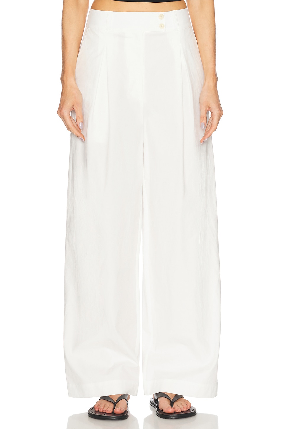 Newport Trouser in Ivory