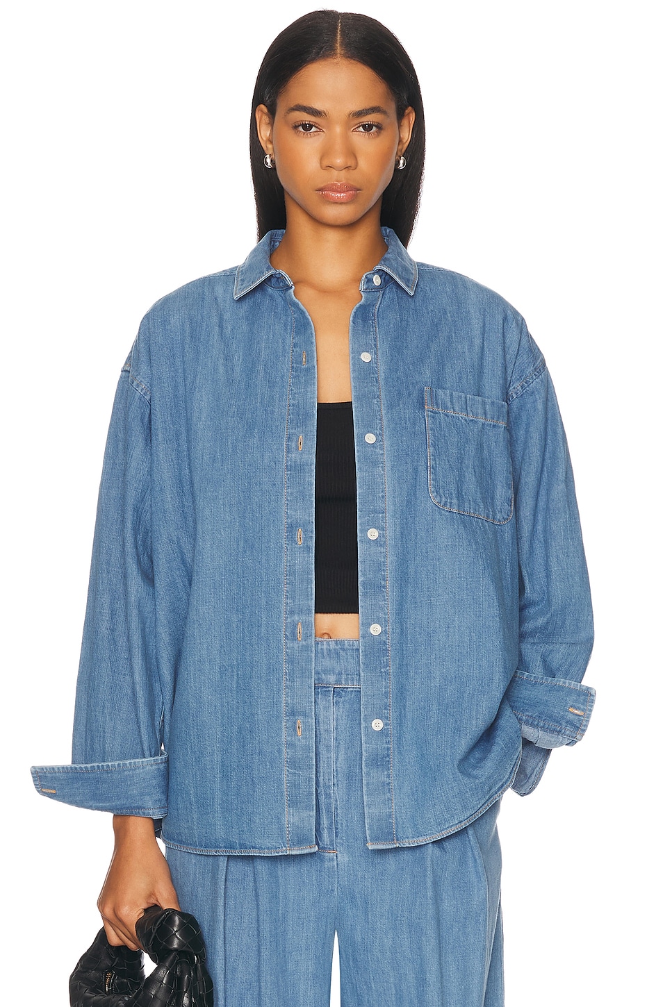 Image 1 of Jenni Kayne Parker Oversized Top in Denim