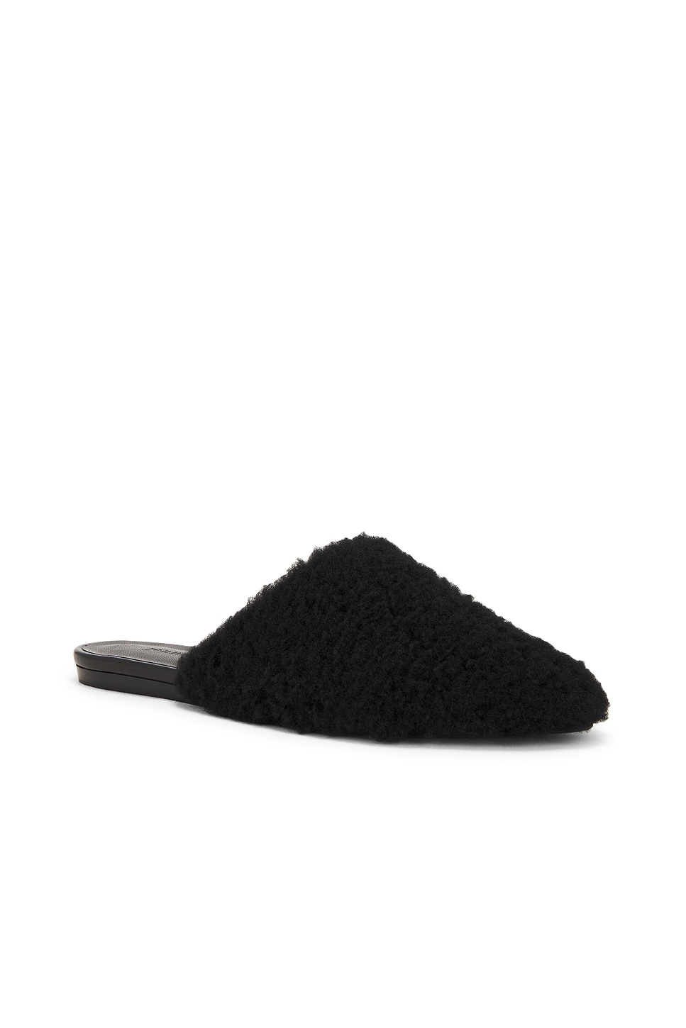 Shop Jenni Kayne Shearling Mule In Black