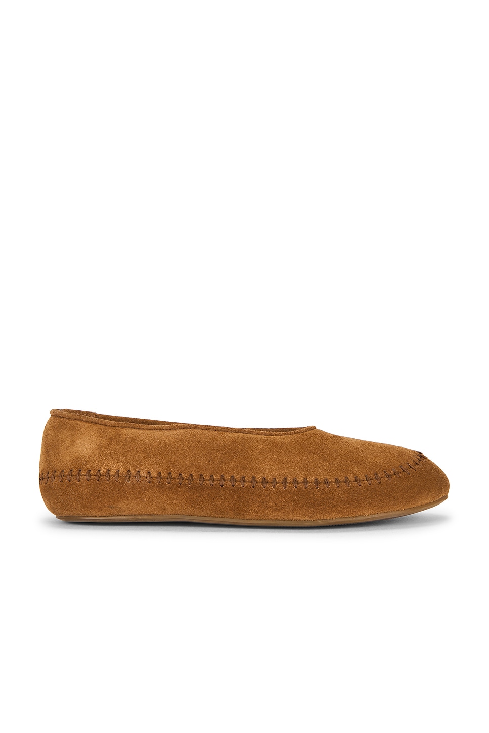 Jenni Kayne Shearling Bare Flat in Brown