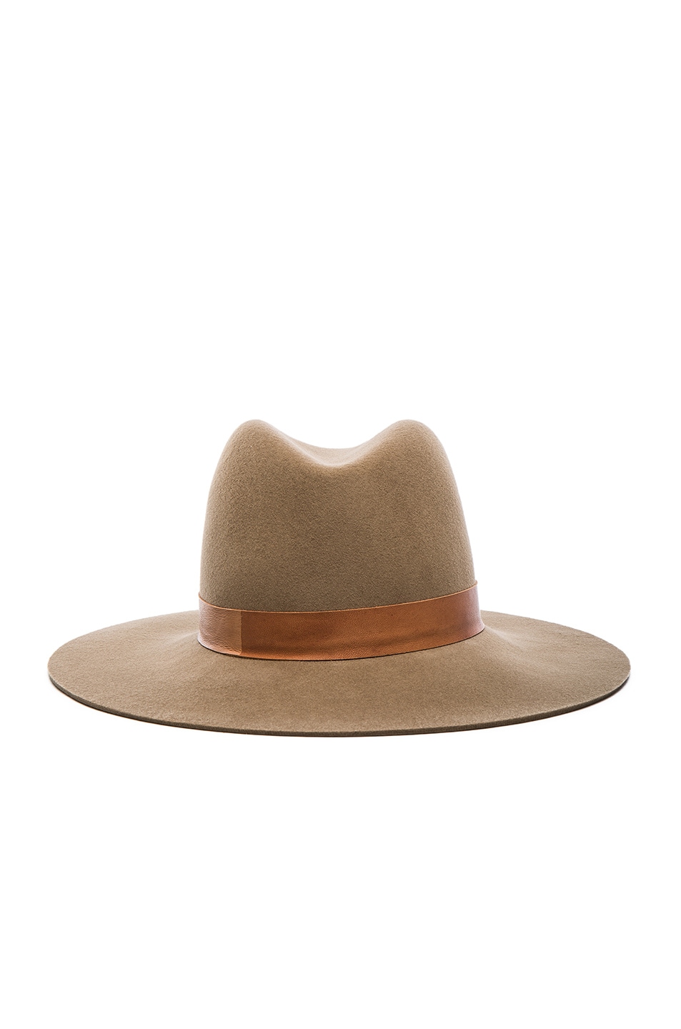 Image 1 of Janessa Leone Clay Hat in Light Brown