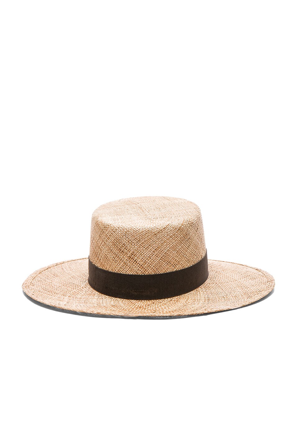 Image 1 of Janessa Leone Jade Bolero Hat in Natural