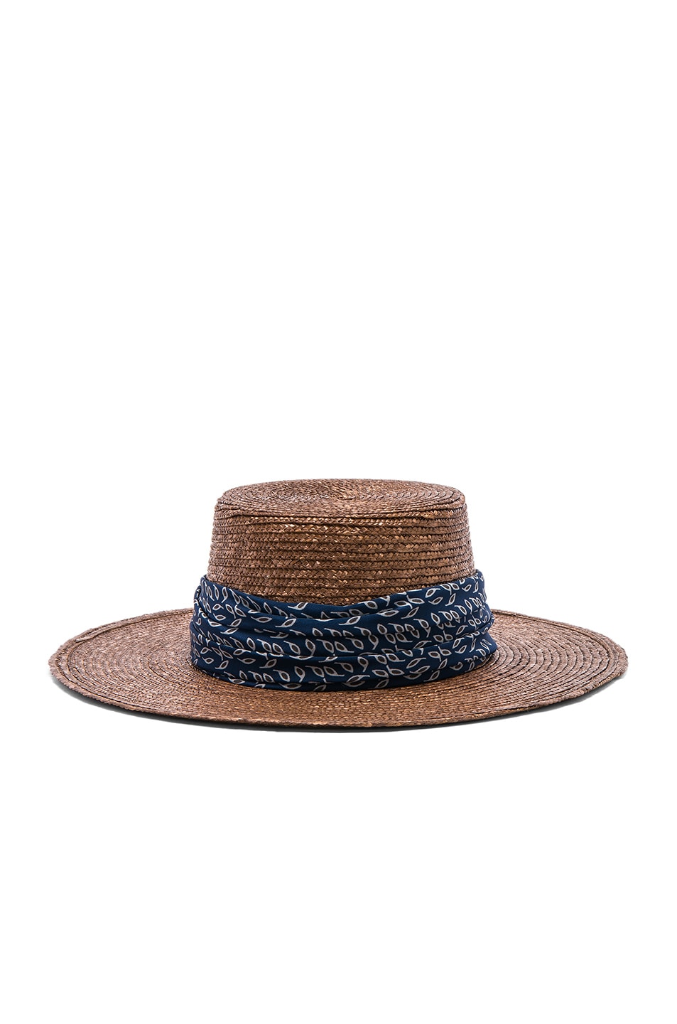 Image 1 of Janessa Leone Louis Bolero Hat in Brown