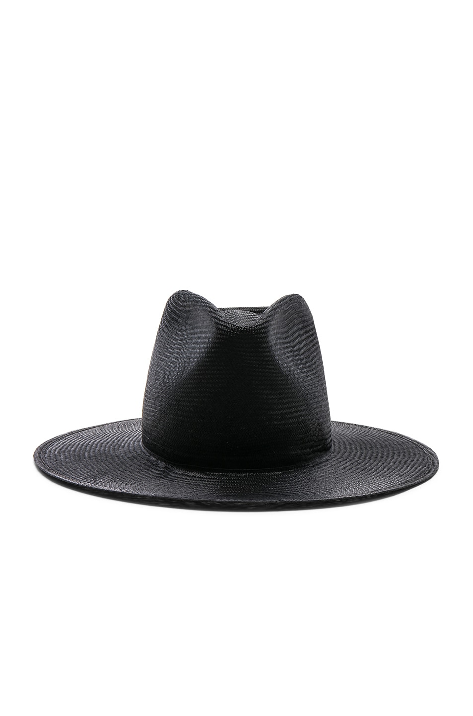 Image 1 of Janessa Leone Alexander Fedora Hat in Black