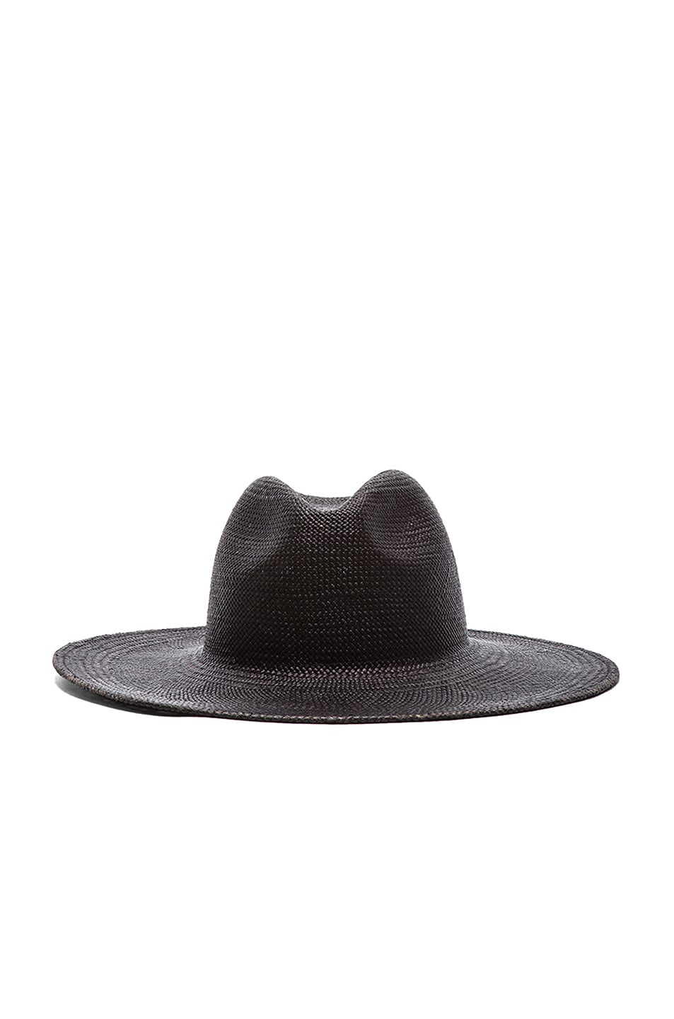 Image 1 of Janessa Leone Rita Straw Hat in Black