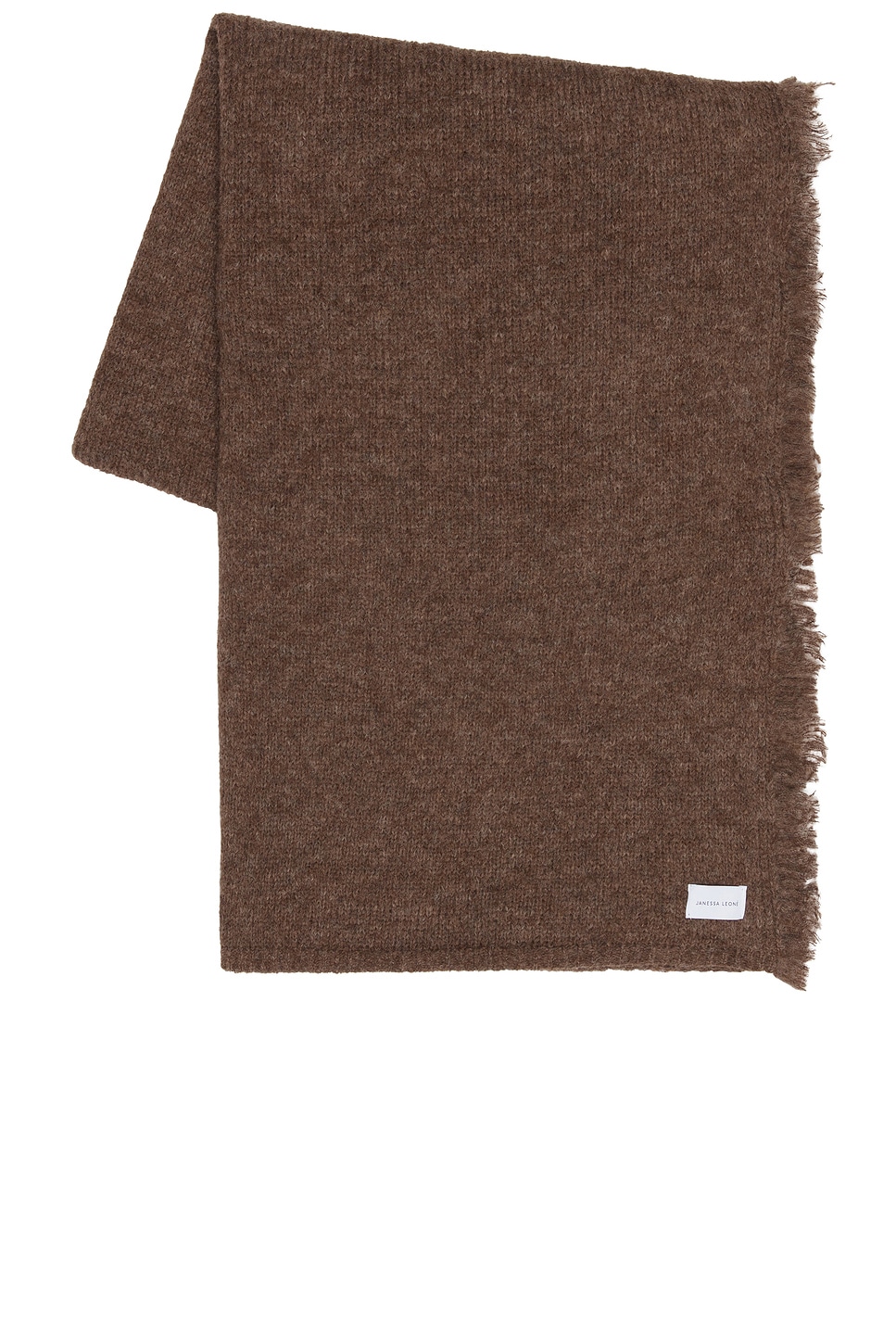 Image 1 of Janessa Leone Blanket Scarf in Dark Brown