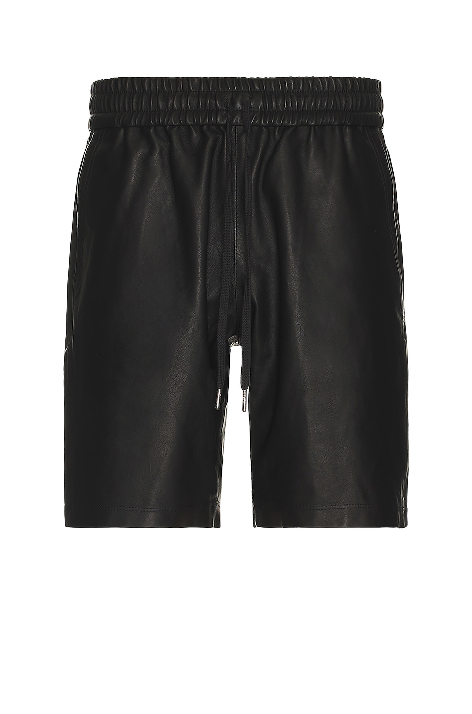 Image 1 of JOHN ELLIOTT Leather LA Shorts in Black