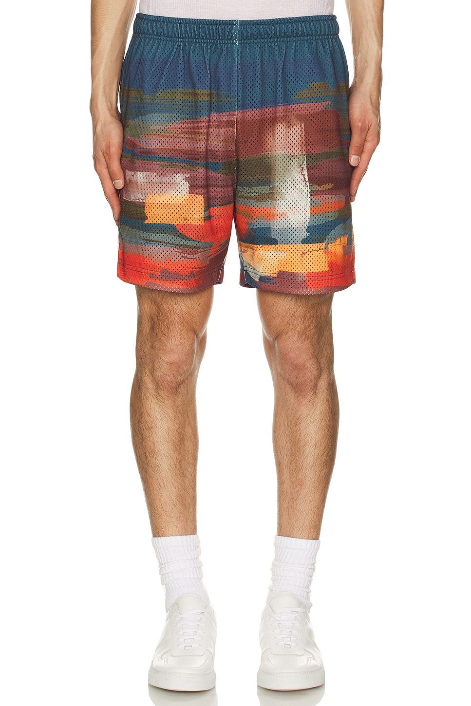 Image 1 of JOHN ELLIOTT Practice Shorts in Brushstrokes