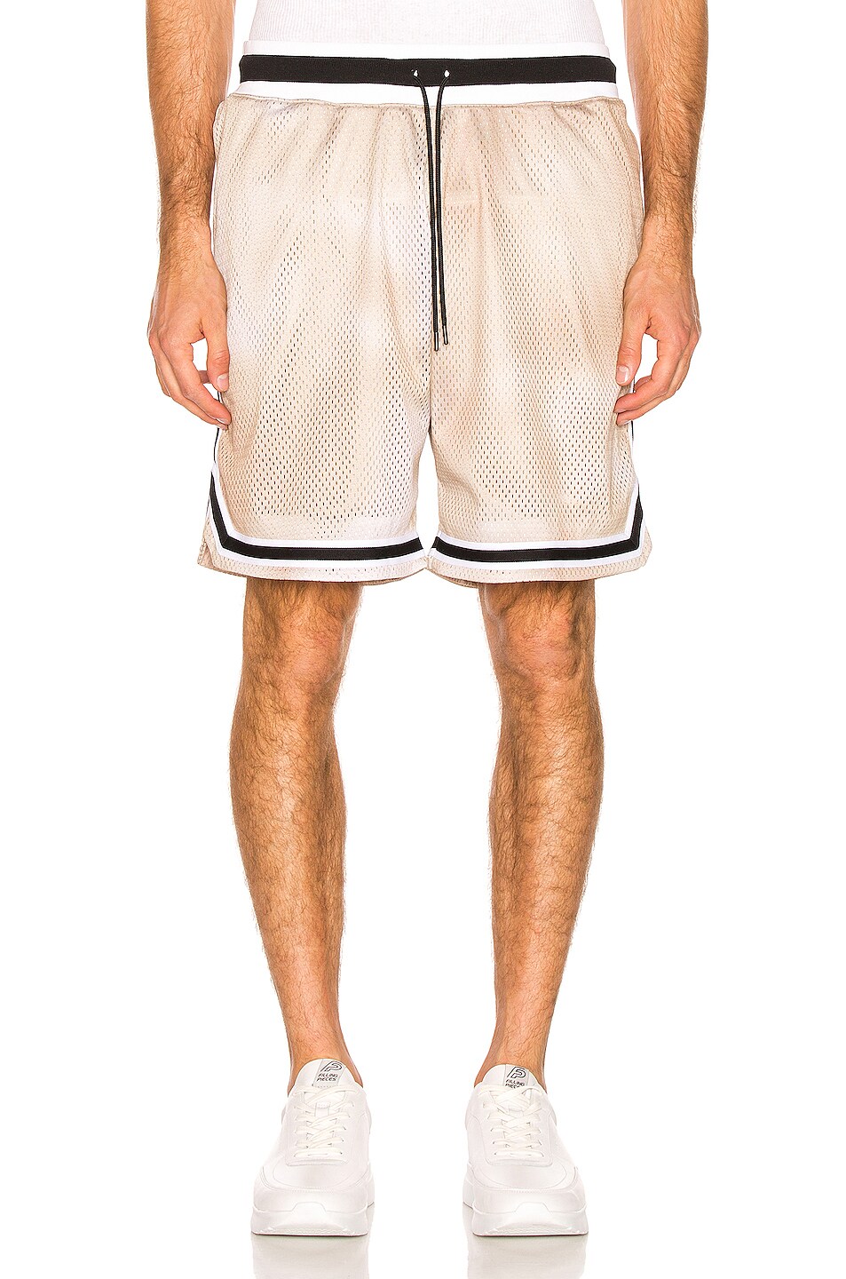 Image 1 of JOHN ELLIOTT Basketball Shorts in Olive & Mojave