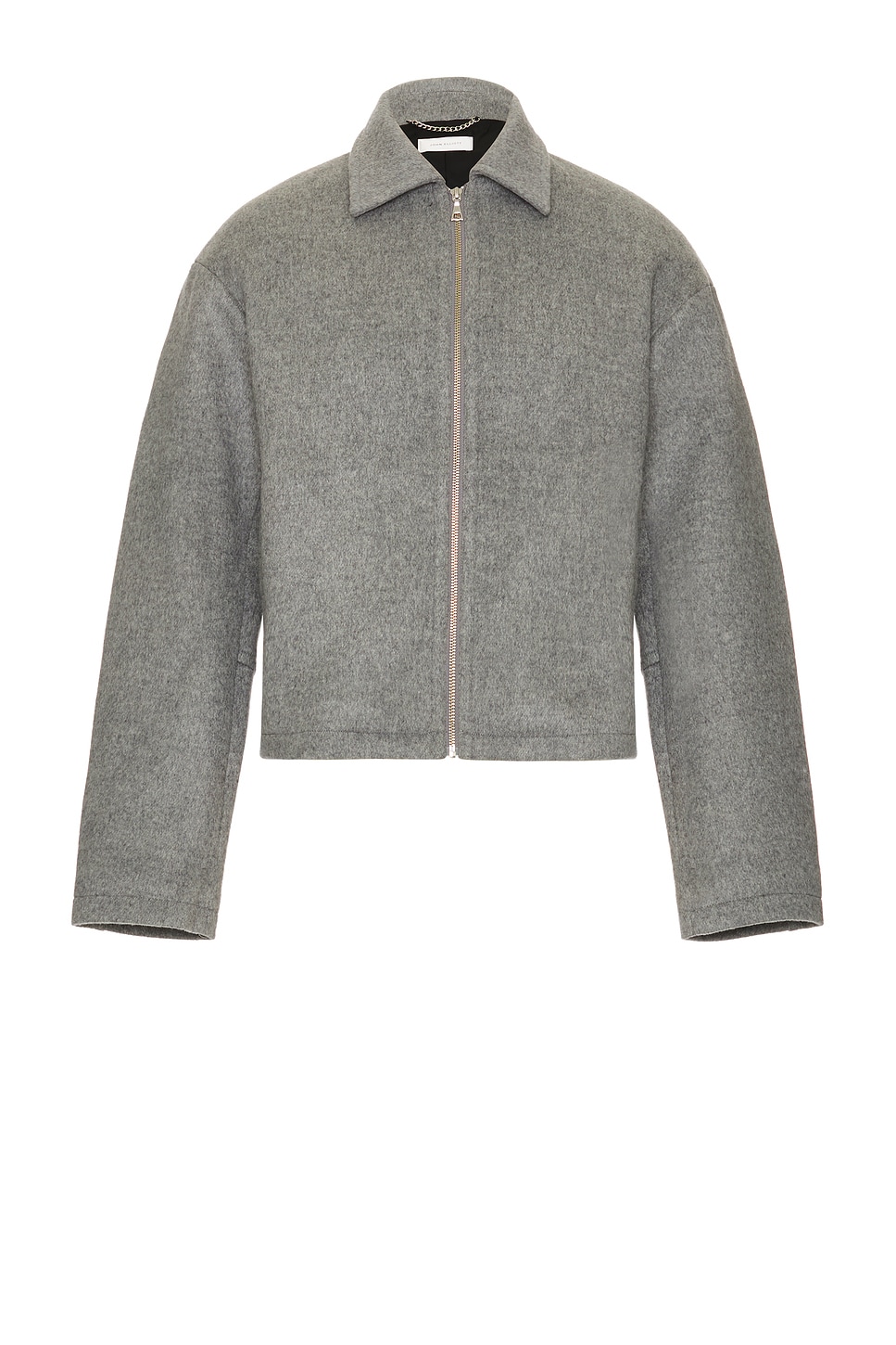 Lexington Full Zip Blouson in Light Grey