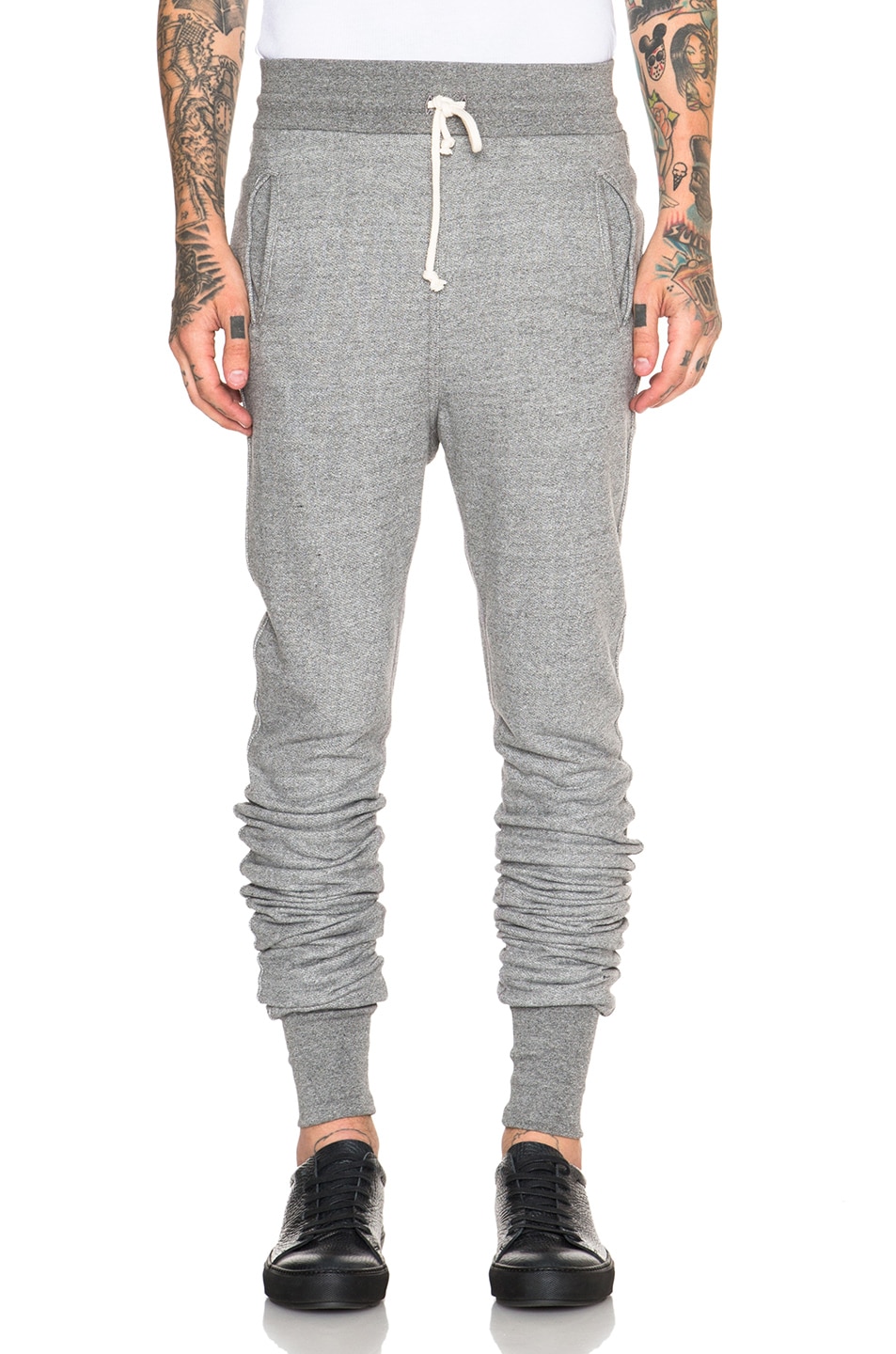 Image 1 of JOHN ELLIOTT Kito Cotton Sweatpants in Dark Grey