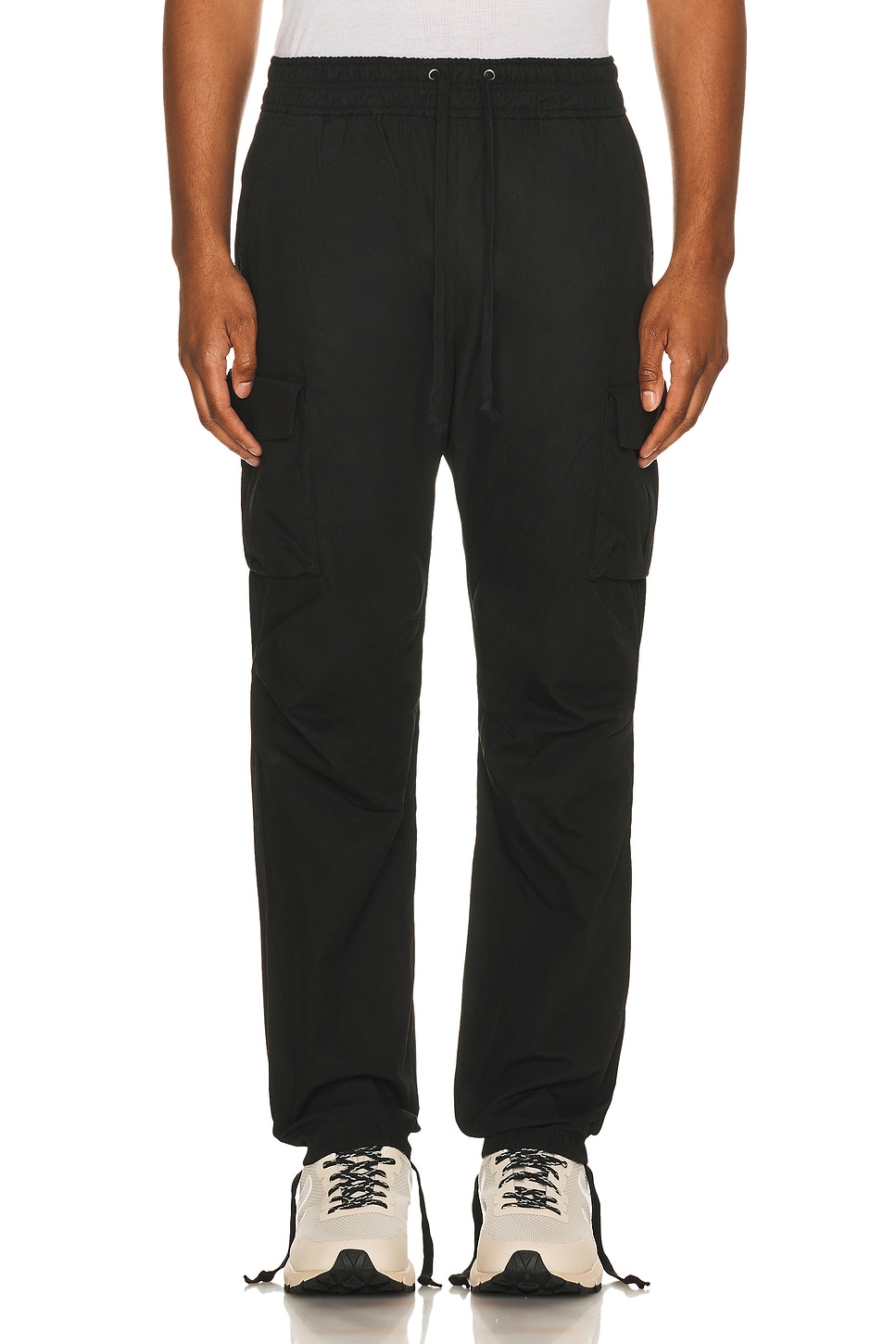 Image 1 of JOHN ELLIOTT Back Sateen Cargo Pants in Black