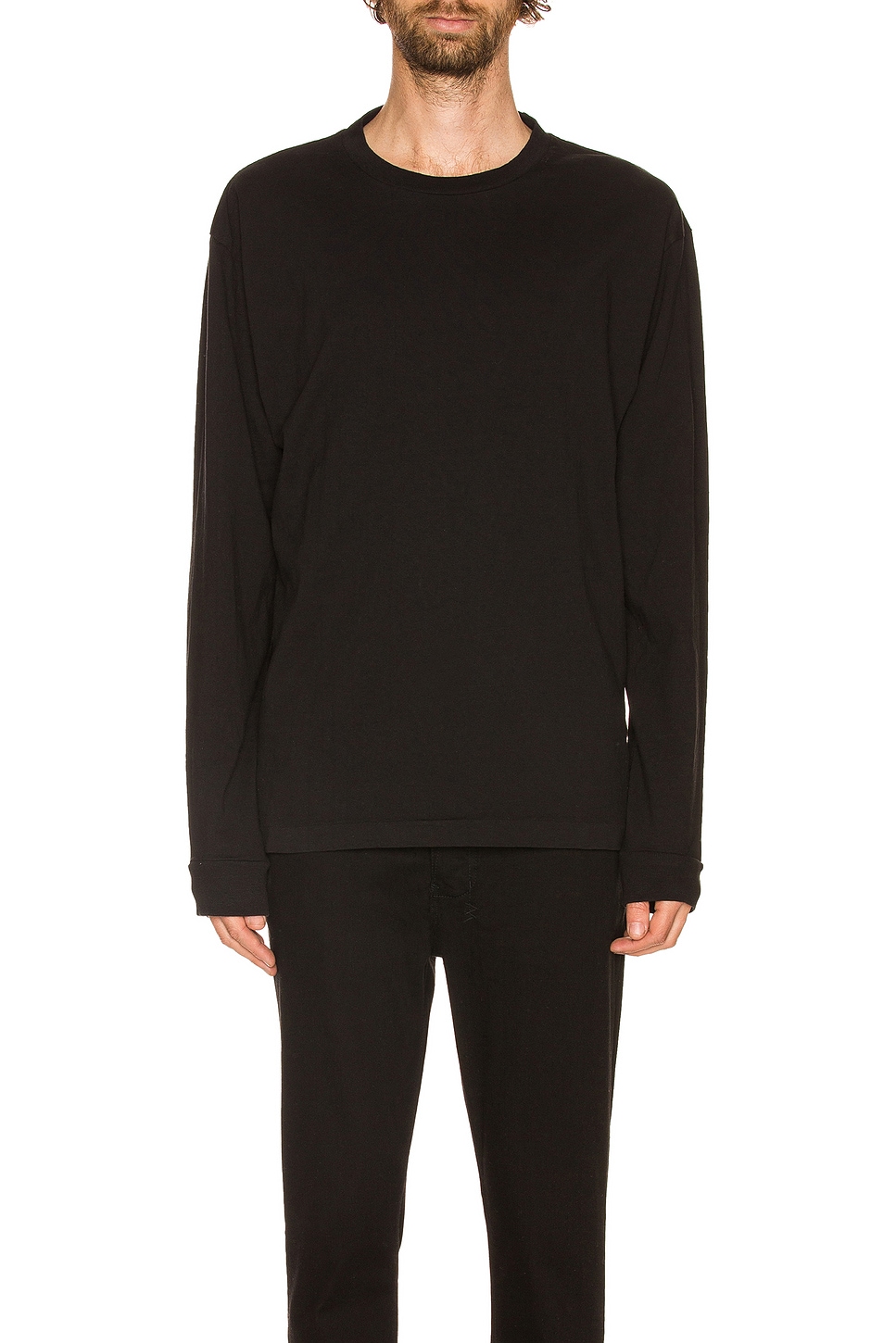 Image 1 of JOHN ELLIOTT Long Sleeve University Tee in Black