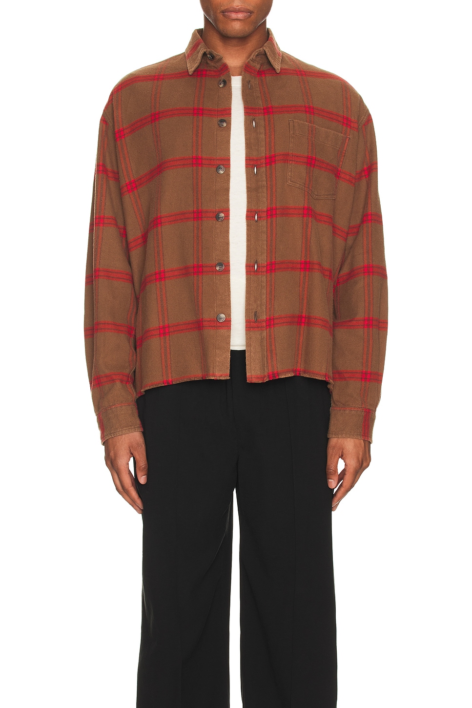 Image 1 of JOHN ELLIOTT Hemi Oversized Shirt in Bubba Check