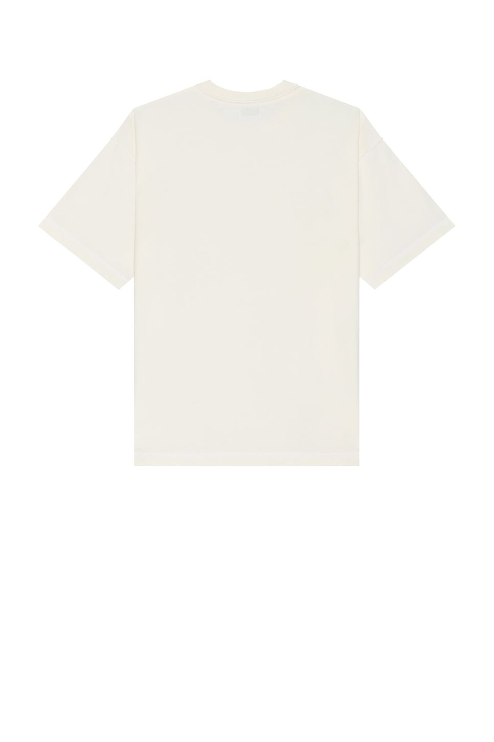 Shop John Elliott Reversed Cropped Short Sleeve Tee In Salt