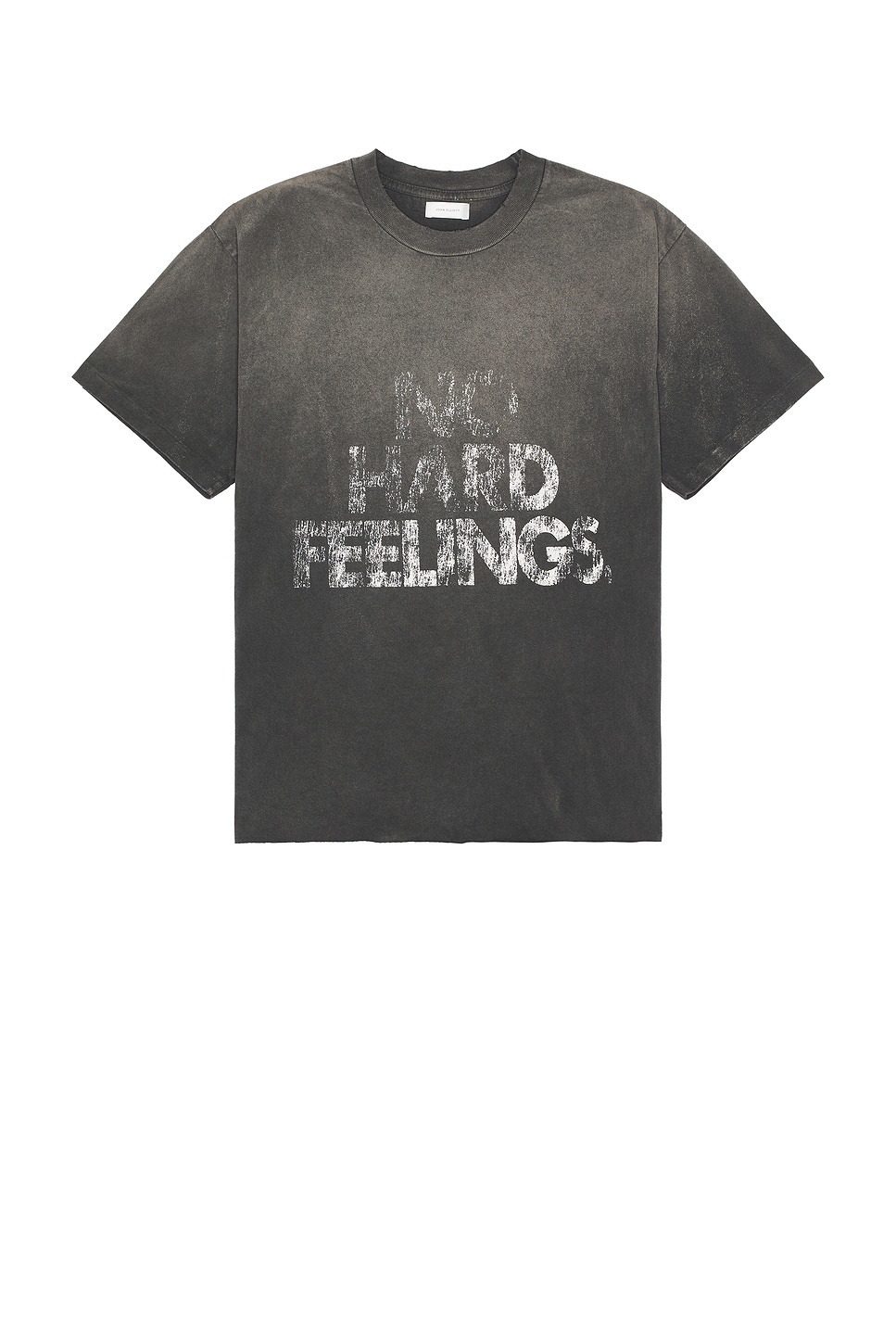 Image 1 of JOHN ELLIOTT No Hard Feeling Odeon Tee in Washed Black