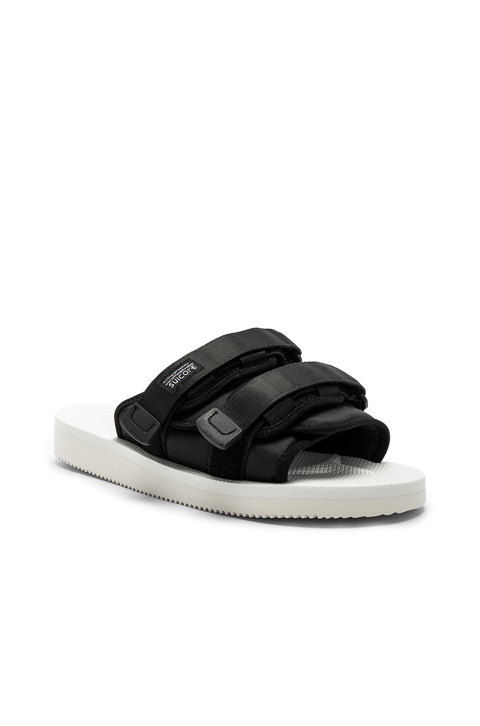 Image 1 of JOHN ELLIOTT x Suicoke Sandals in White & Black