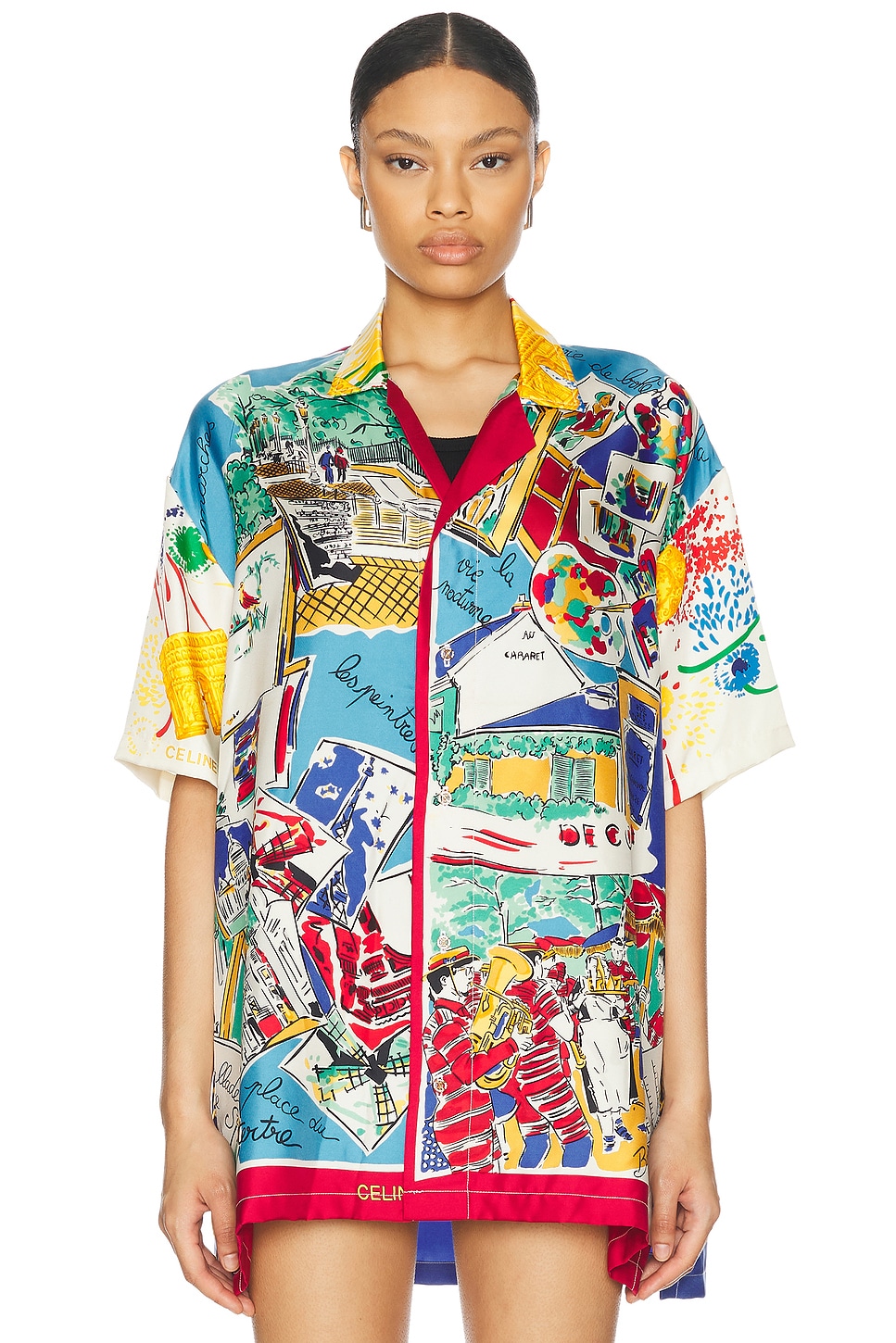 Shop J. Logan Home Vintage Maison Shirt In Multi