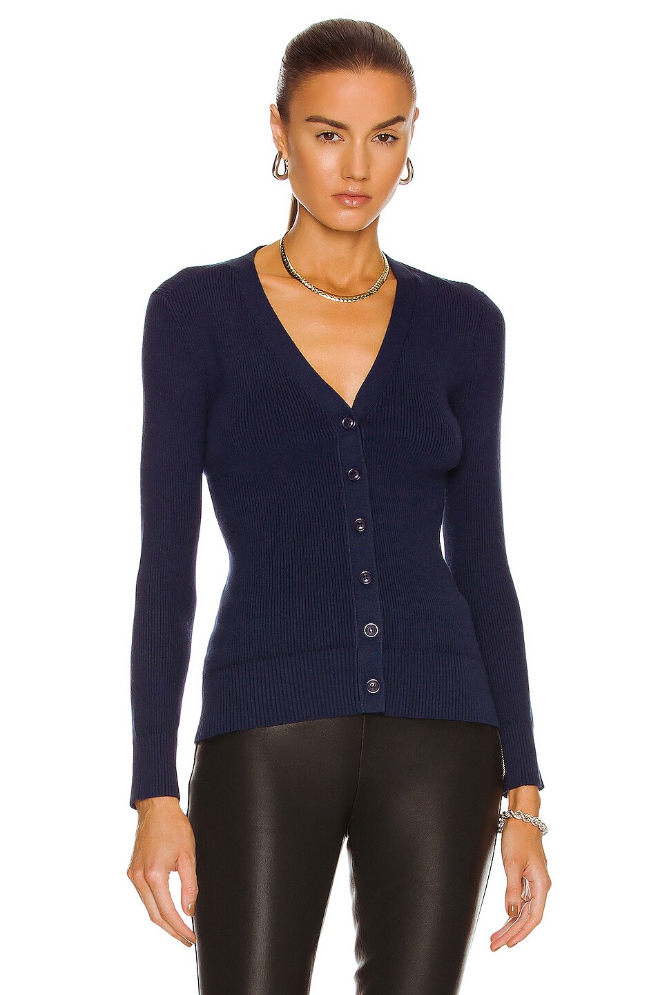 Image 1 of JoosTricot Long Sleeve Cardigan in Hello Sailor
