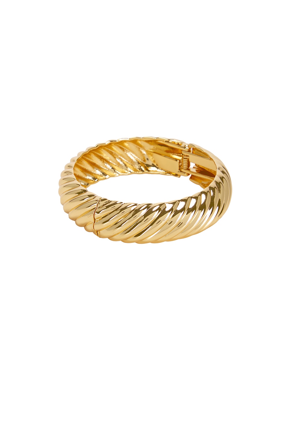 Image 1 of Jordan Road Allegra Bangle Bracelet in 18k Gold Plated Brass