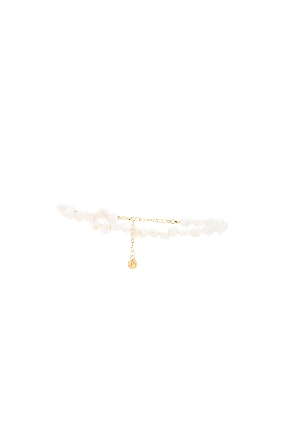Jordan Road Pearl Anklet In Gray