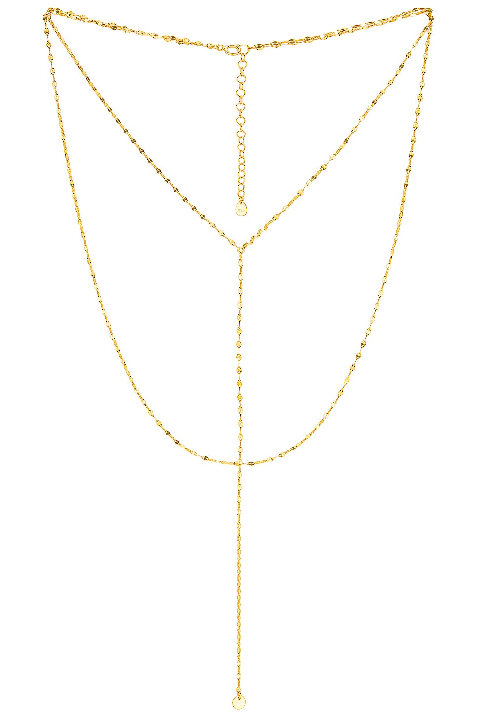 Image 1 of Jordan Road Jewelry Bali Lariat Necklace in Gold