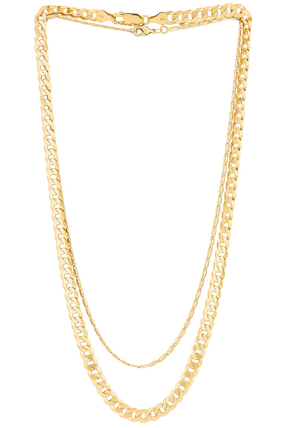 Image 1 of Jordan Road Jewelry Jetset Necklace Stack in Gold
