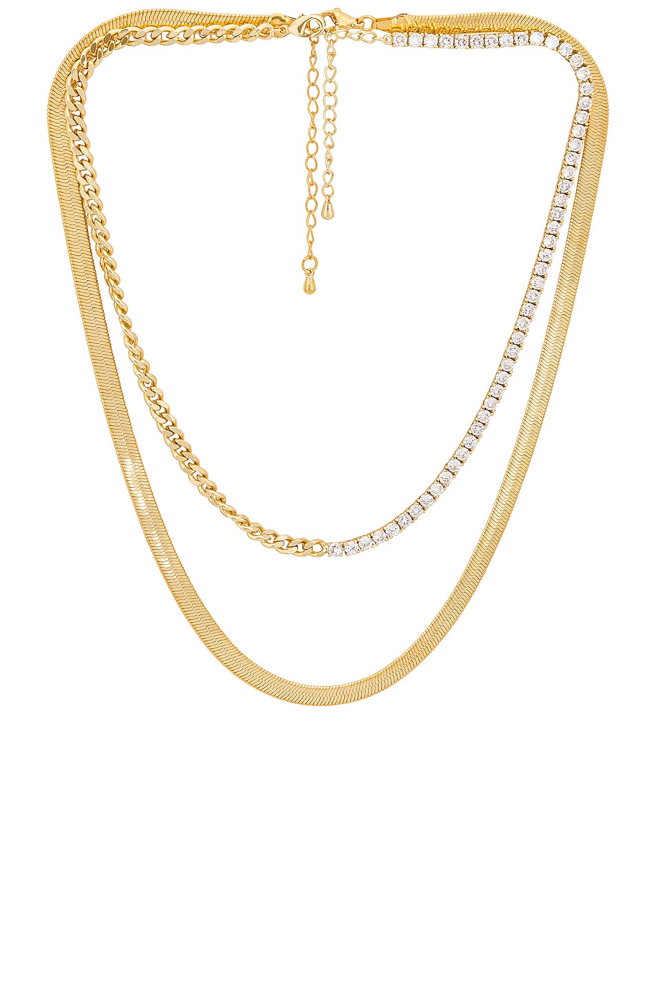 Image 1 of Jordan Road Jewelry Singapore Necklace Stack in Gold