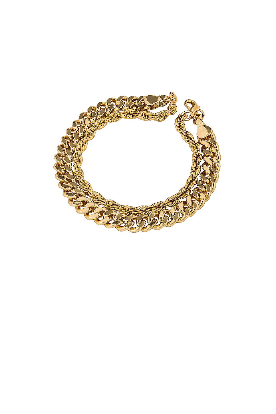 Image 1 of Jordan Road Jewelry Quinn Bracelet Stack in Gold