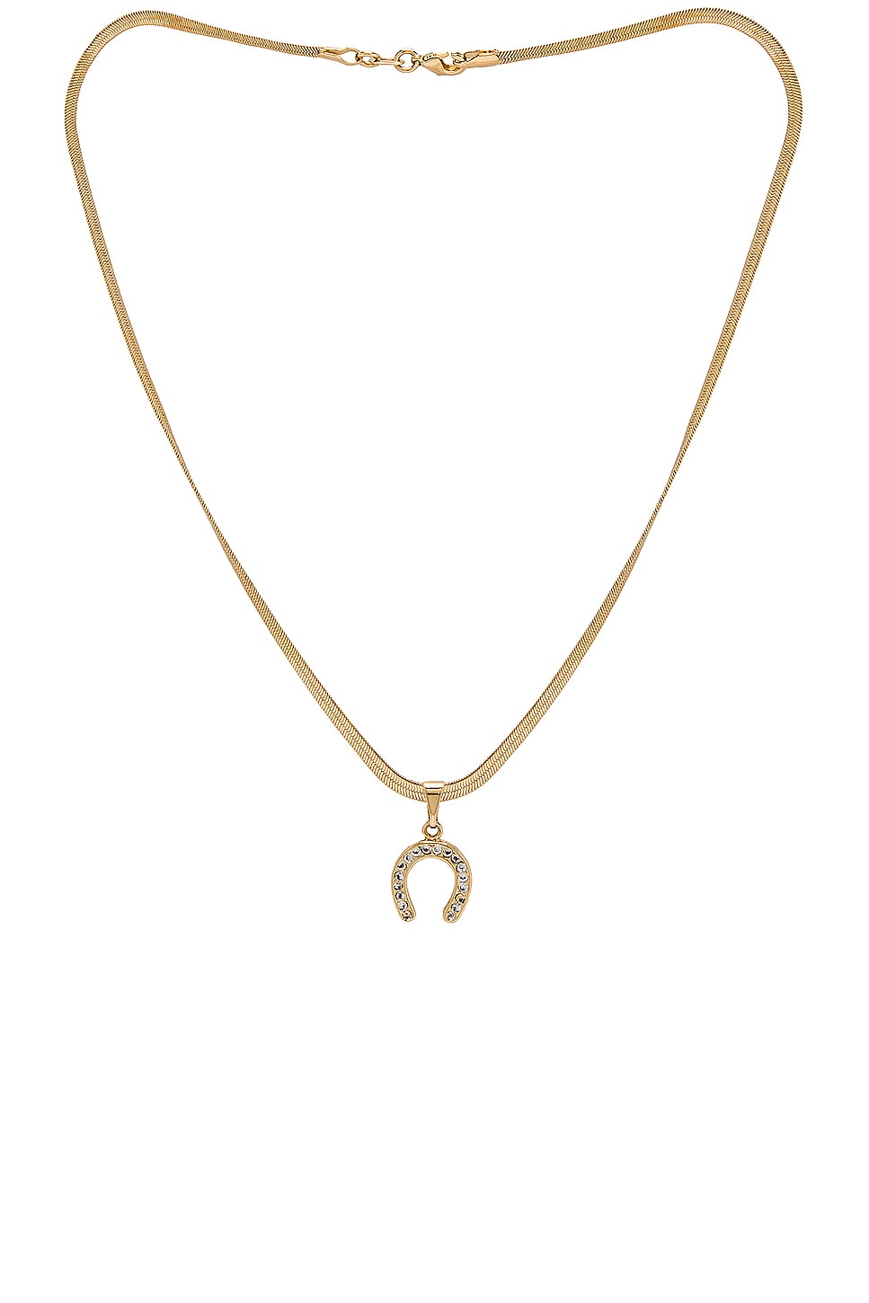 Image 1 of Jordan Road Jewelry Nashville Horseshoe Necklace in Gold