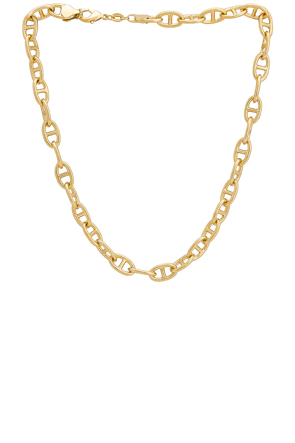 Image 1 of Jordan Road Jewelry West Horsebit Chain Necklace in Gold