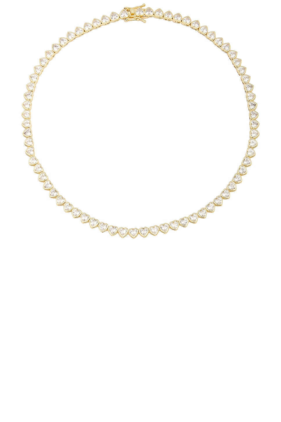 Image 1 of Jordan Road Jewelry Bijoux Necklace in 18k Gold Plated Brass & Cubic Zirconia