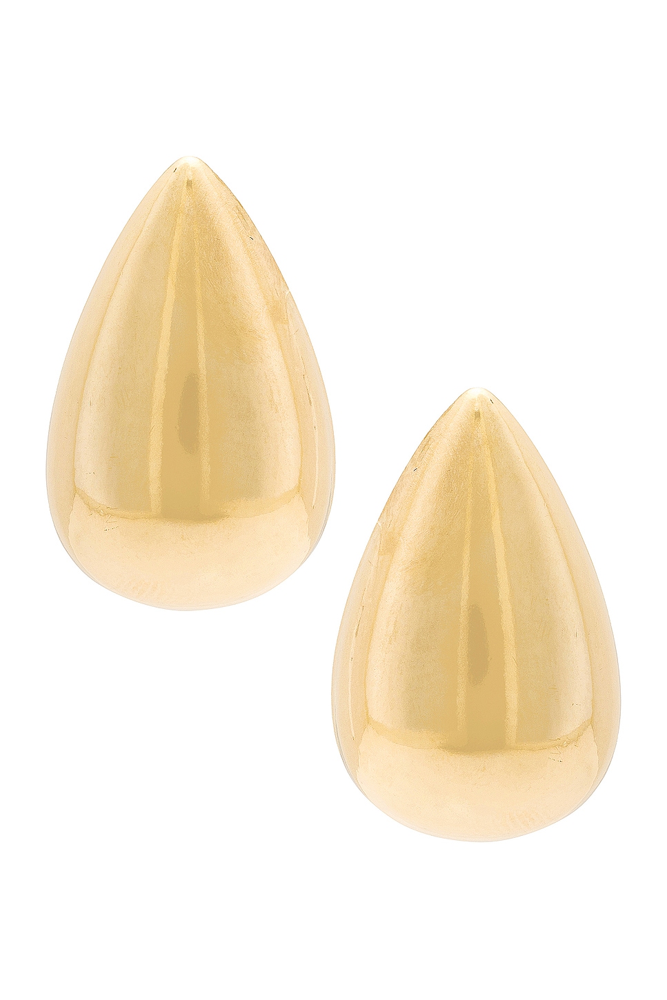 Image 1 of Jordan Road Jewelry The Drop Earrings in 18k Gold Plated Brass
