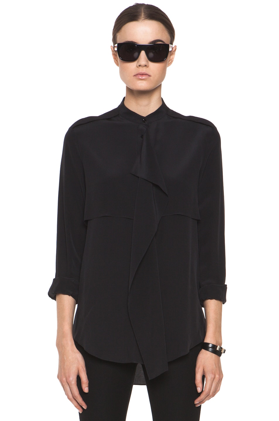 Image 1 of Joseph Prince Blouse in Charcoal