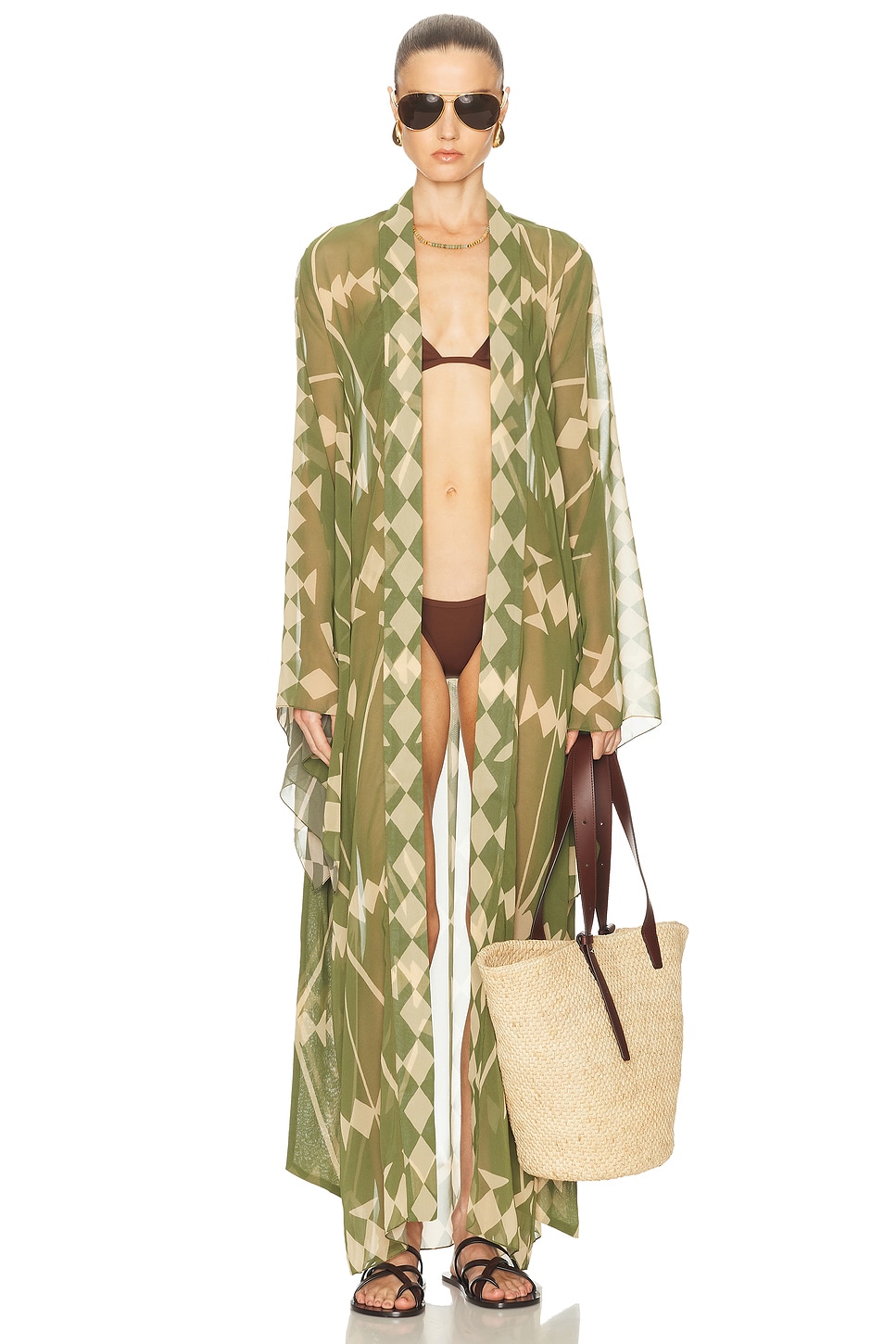Amazon Kimono in Green