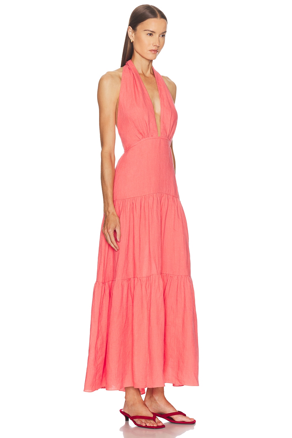 Johanna Ortiz Twilight Maxi Dress In Pink