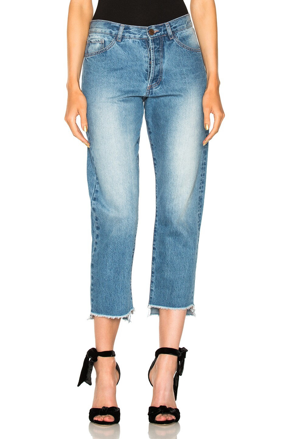 Image 1 of Johanna Ortiz Moravia Jeans in Washed Blue
