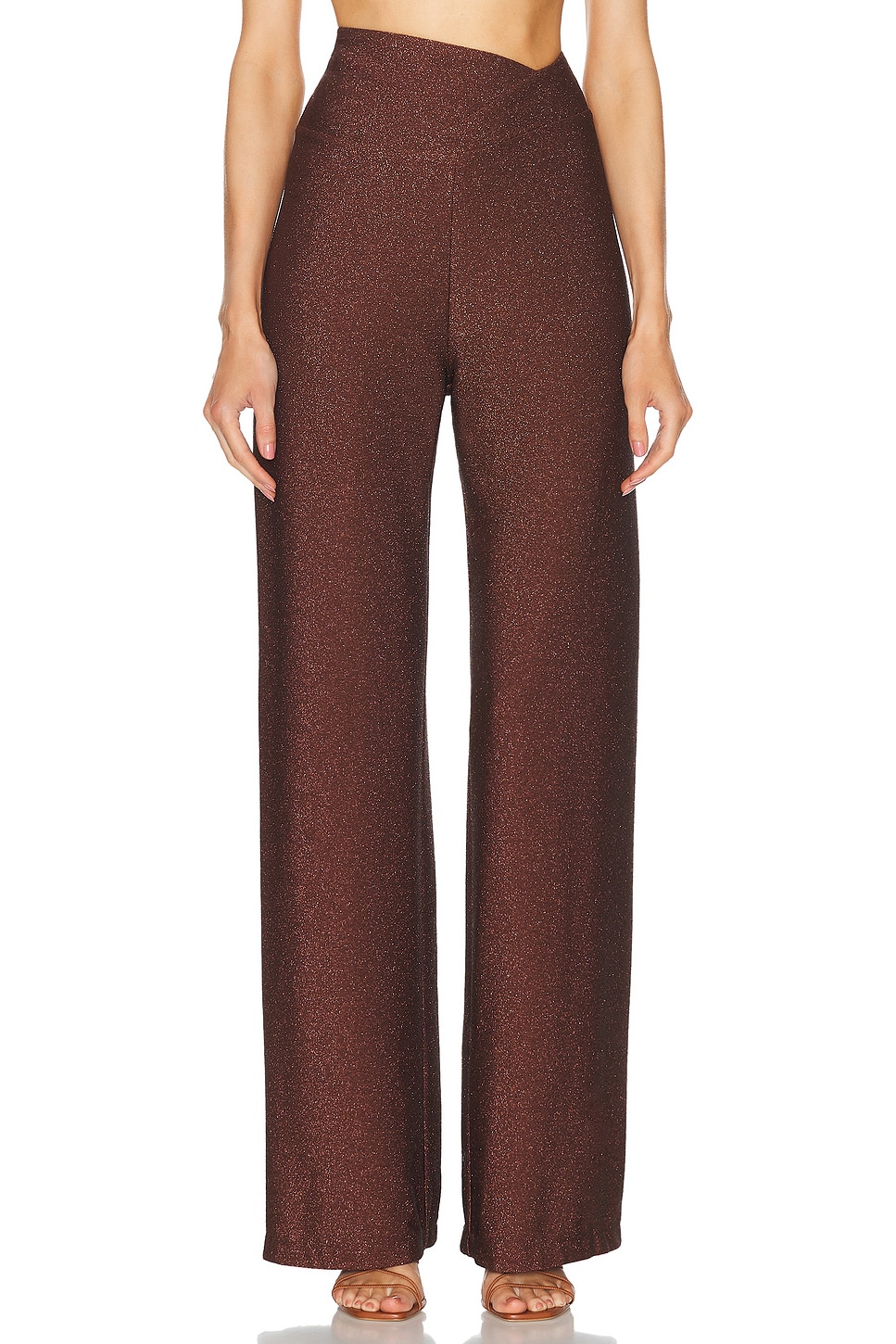 Hechizo De Henna Pant in Metallic Bronze