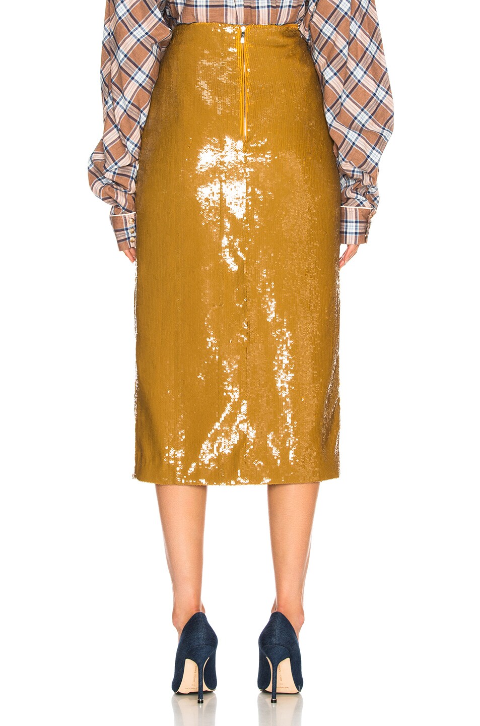 Johanna Ortiz Frutilla Skirt in Marigold | FWRD