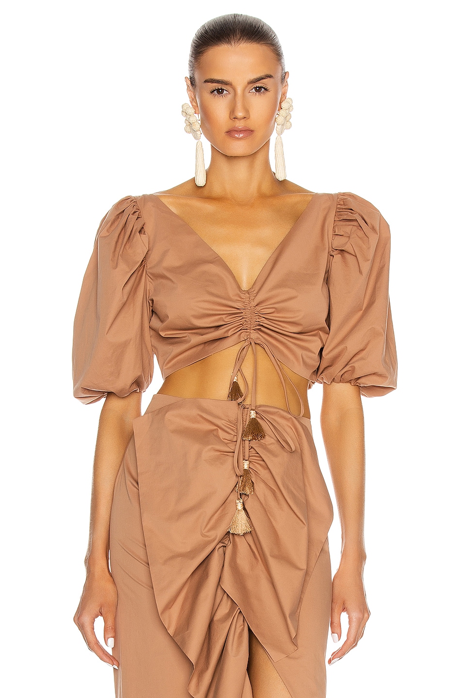 Image 1 of Johanna Ortiz Sunset Hunting Tops in Camel