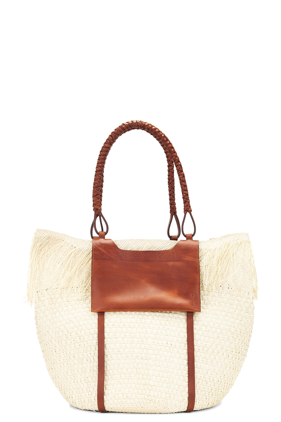 Telling Stories Beach Bag in Tan